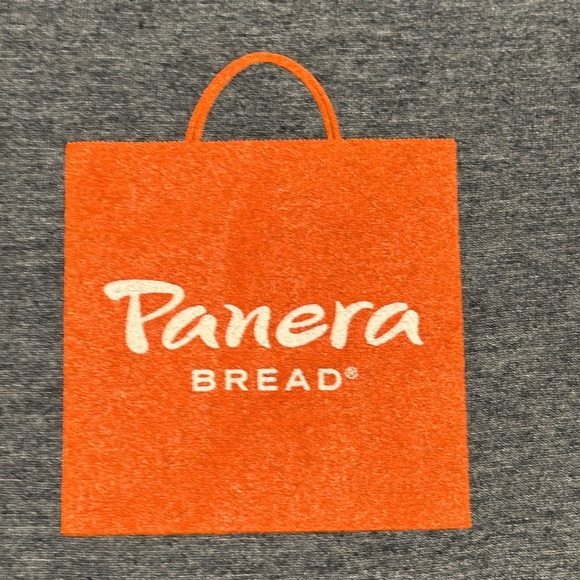 BUNDLE OF 3 Panera Bread Gray Short Sleeve Gildan Unisex T-Shirts Large LIKE NEW - Picture 2 of 9
